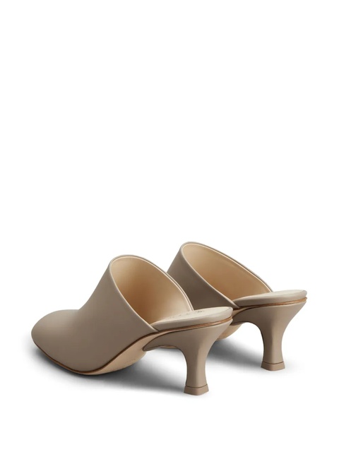 Tod's 65mm leather mules - Neutrals - zdjęcie produktu nr 1