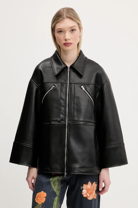 Bimba Y Lola kurtka kolor czarny przejściowa oversize 251BR0461.10000 - zdjęcie produktu nr 1