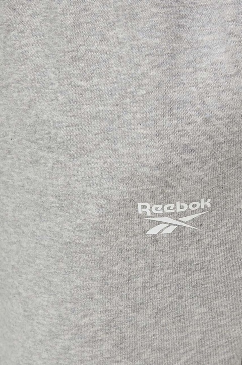 Reebok spodnie dresowe kolor szary melanżowe 100071694 - zdjęcie produktu nr 2