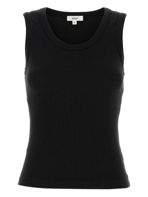 AGOLDE ribbed tank top - Black - zdjęcie produktu nr 1