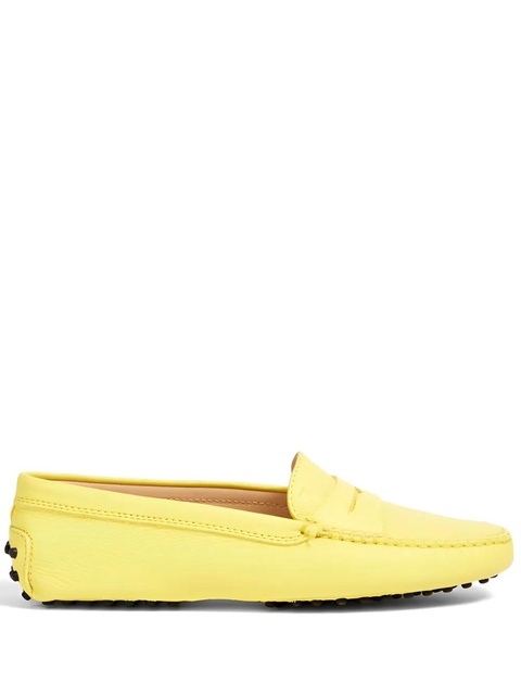 Tod's leather penny loafers - Yellow - zdjęcie produktu nr 1