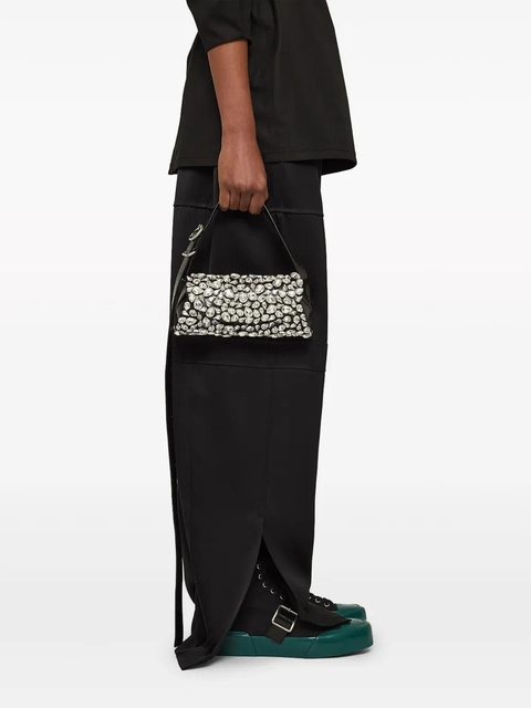 Jil Sander Cannolo Mini leather shoulder bag - Black - zdjęcie produktu nr 2