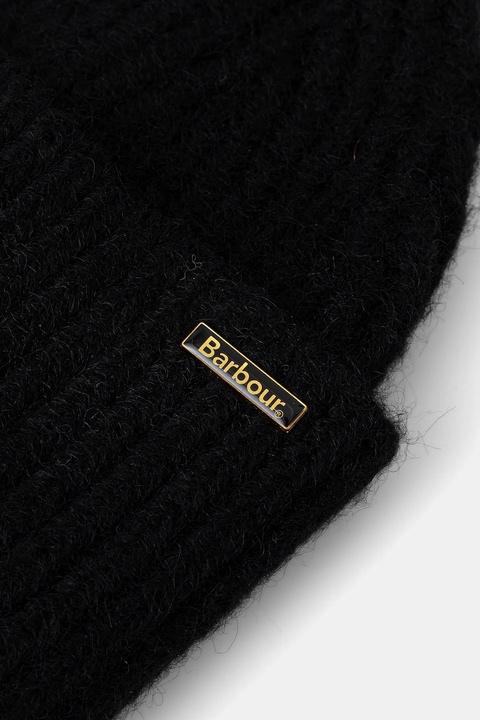 Barbour czapka Meryl Beanie kolor czarny LHA0609 - zdjęcie produktu nr 2