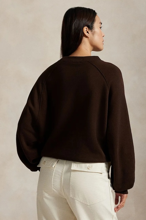 Polo Ralph Lauren bluza damska kolor brązowy z nadrukiem 211A87105 - zdjęcie produktu nr 2