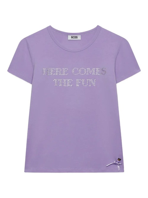 GCDS Polly Pocket Bling T-shirt - Purple - zdjęcie produktu nr 1