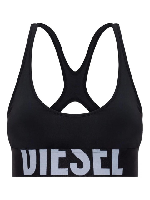 Diesel Allison-D-Pop logo-embellish sports bra - Black - zdjęcie produktu nr 1