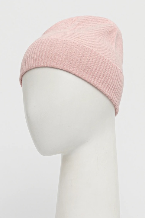 United Colors of Benetton czapka wełniana kolor różowy 1002DA010 - zdjęcie produktu nr 2