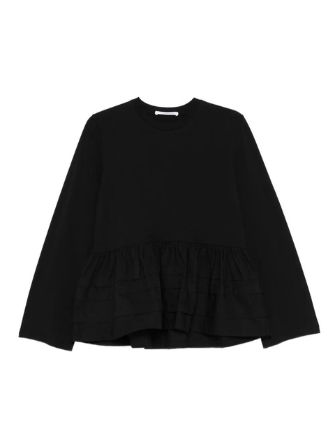 Cecilie Bahnsen tiered-ruffles top - Black - zdjęcie produktu nr 1