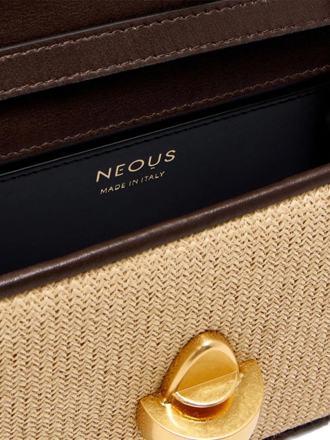 NEOUS leather woven satchel - Neutrals - zdjęcie produktu nr 2