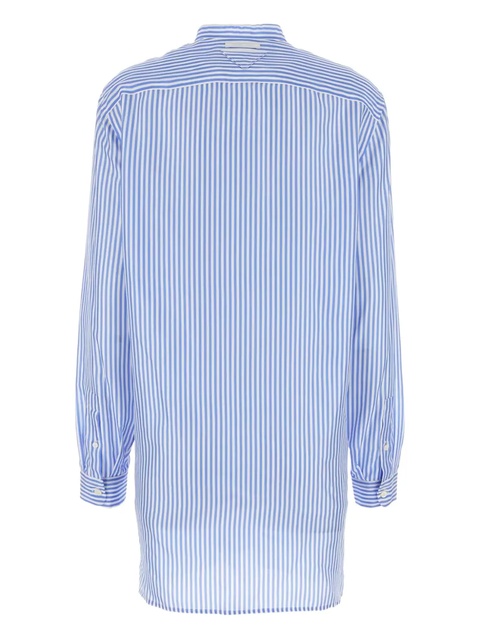 Prada striped silk shirt - Blue - zdjęcie produktu nr 2