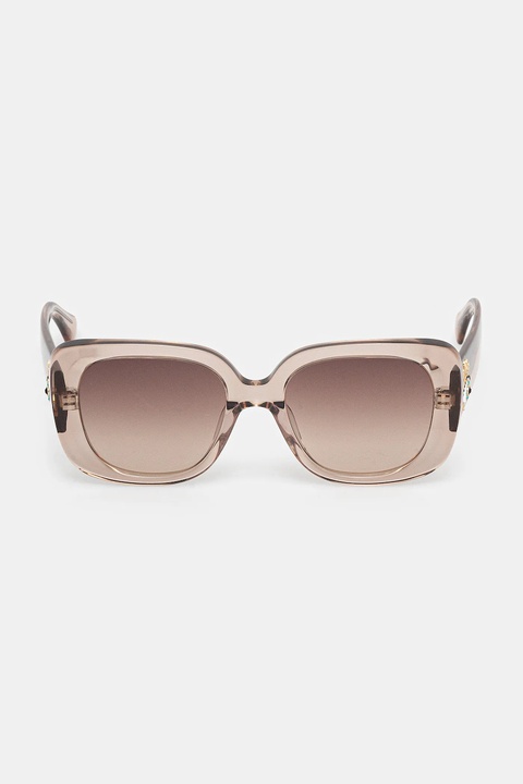 Kurt Geiger London okulary przeciwsłoneczne Evil Eye damskie kolor brązowy 4738939679 - zdjęcie produktu nr 1