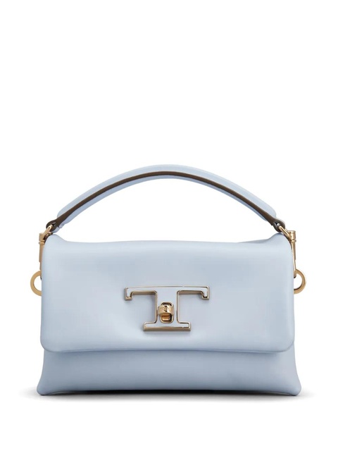 Tod's logo-plaque leather crossbody bag - Blue - zdjęcie produktu nr 1