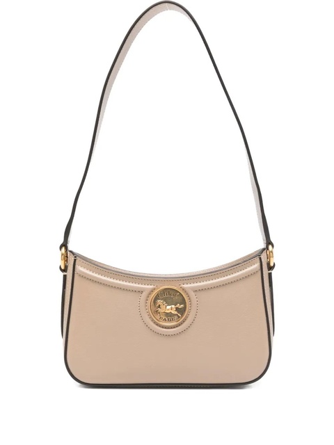 Chloé horse-emblem shoulder bag - Neutrals - zdjęcie produktu nr 1