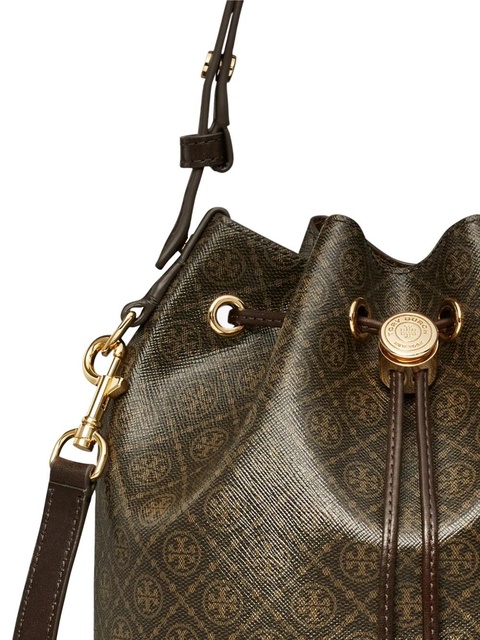 Tory Burch T Monogram bucket bag - Brown - zdjęcie produktu nr 2