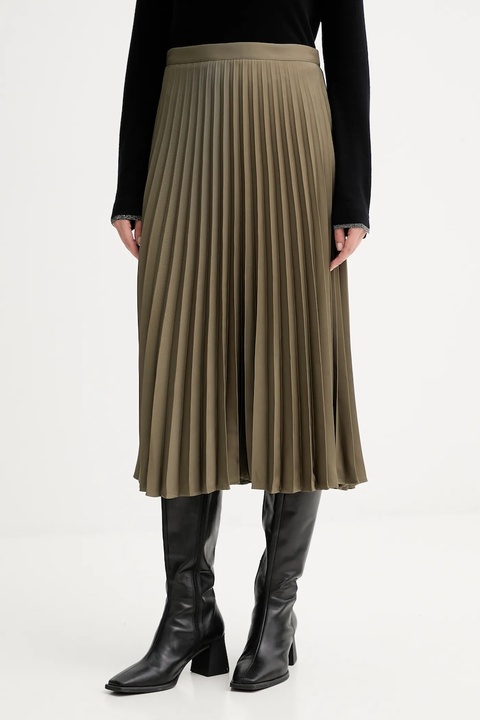 Marc O'Polo spódnica kolor zielony midi rozkloszowana 5000007059 - zdjęcie produktu nr 1