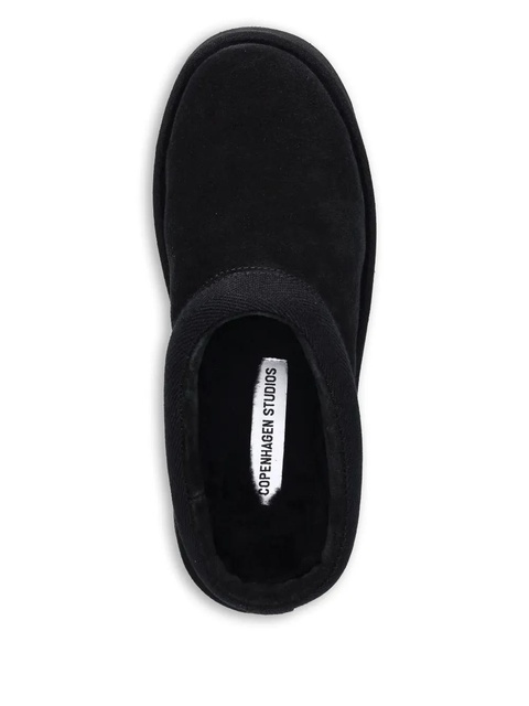 Copenhagen platform suede mules - Black - zdjęcie produktu nr 2