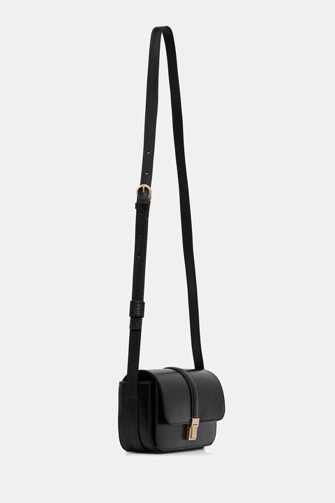 Marc O'Polo torebka skórzana kolor czarny 5000007783 - zdjęcie produktu nr 2