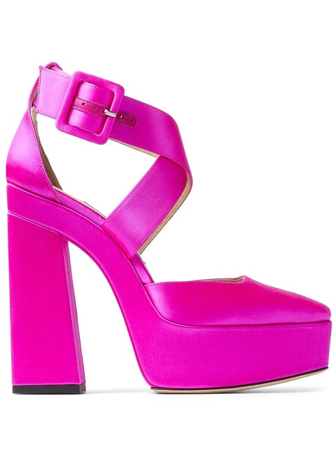 Jimmy Choo Gian 140mm platform pumps - Pink - zdjęcie produktu nr 1