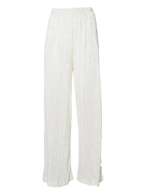 SOLOTRE pleated wide-leg trousers - Neutrals - zdjęcie produktu nr 1