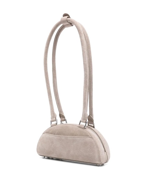 Self-Portrait suede mini bag - Grey - zdjęcie produktu nr 2