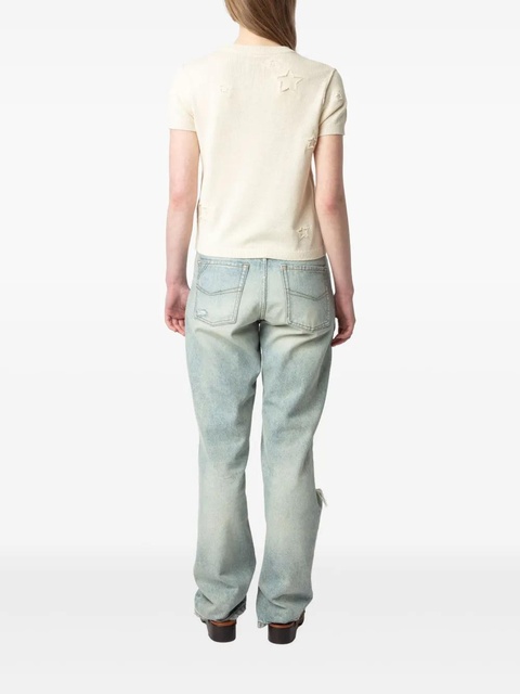 Zadig&Voltaire Bully Seco top - Neutrals - zdjęcie produktu nr 2