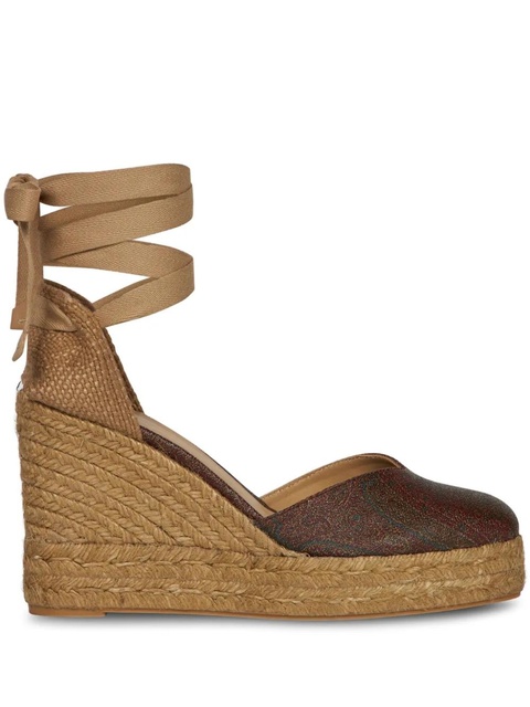 ETRO paisley-print espadrilles - Purple - zdjęcie produktu nr 1