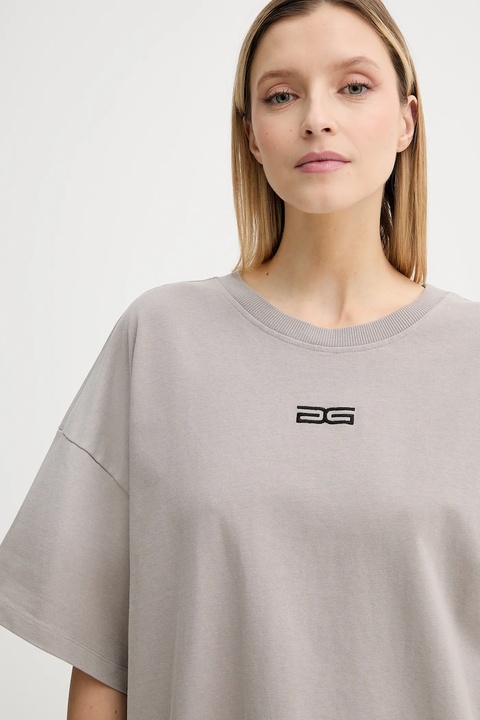 Gestuz t-shirt bawełniany damski kolor beżowy 10910397 - zdjęcie produktu nr 2
