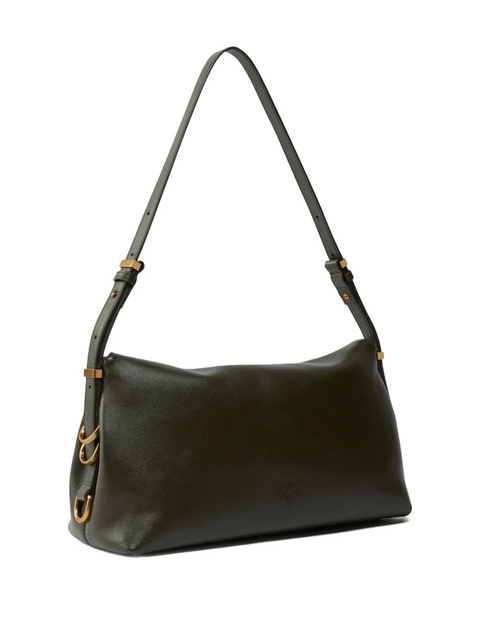 PINKO bovine-leather top-handle shoulder bag - Green - zdjęcie produktu nr 2