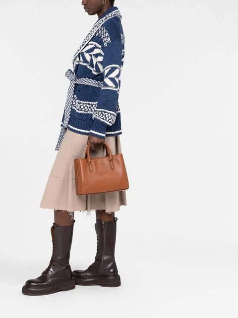 Lauren Ralph Lauren Marcy 26 leather tote bag - Brown - zdjęcie produktu nr 2