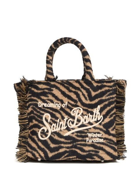 MC2 Saint Barth zebra fringe vanity satchel - Black - zdjęcie produktu nr 1