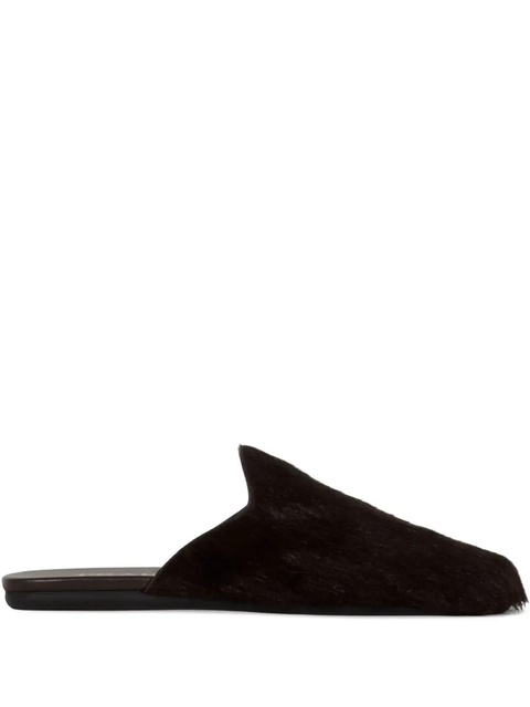 Prada leather slippers - Brown - zdjęcie produktu nr 1