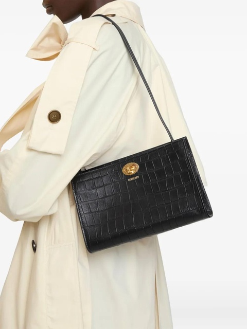 Burberry Cotswolds crocodile-effect shoulder bag - Black - zdjęcie produktu nr 1