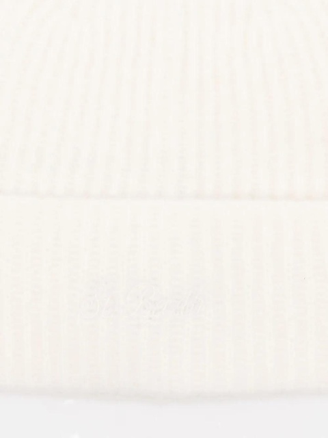 MC2 Saint Barth ribbed alpaca-wool beanie - White - zdjęcie produktu nr 2