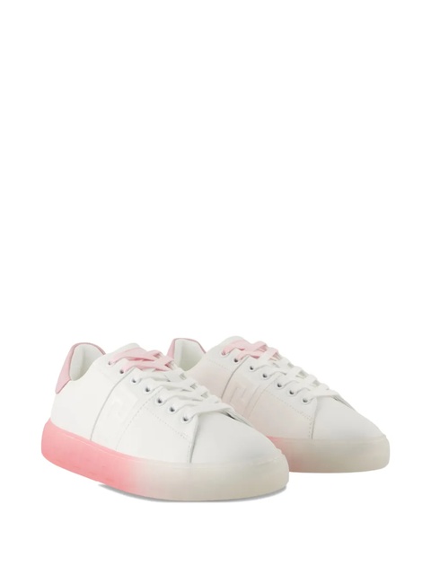 Versace embossed-logo gradient sole sneakers - White - zdjęcie produktu nr 2
