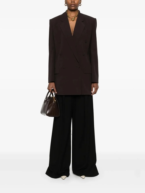 Saint Laurent silk crepe blazer - Brown - zdjęcie produktu nr 2