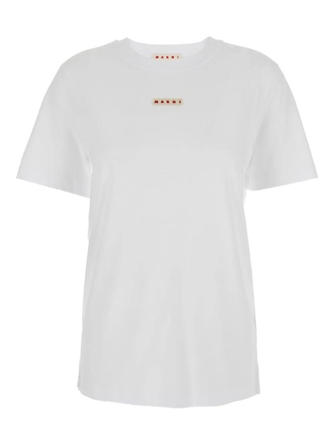 Marni logo-embellished T-shirt - White - zdjęcie produktu nr 1