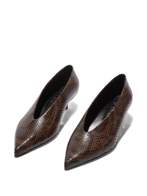 Aeyde 35mm Clara heeled pumps - Brown - zdjęcie produktu nr 2