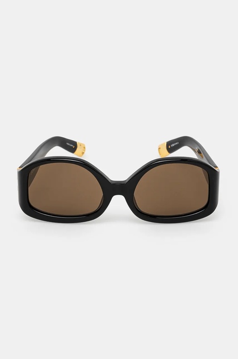Jacquemus okulary przeciwsłoneczne COLAPSO kolor czarny JAC15C1SUN - zdjęcie produktu nr 2