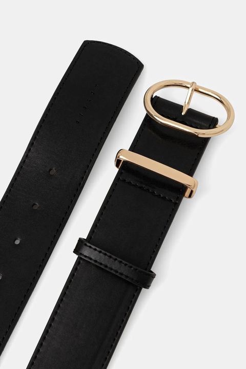 Sisley pasek damski kolor czarny 6MMDWL035 - zdjęcie produktu nr 1