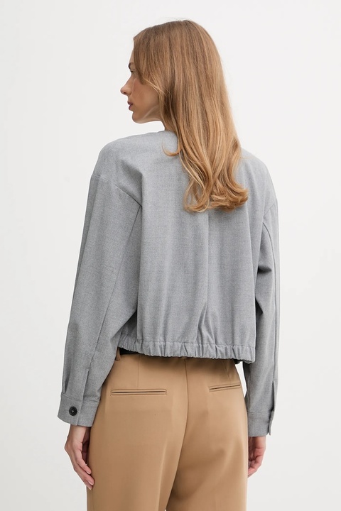 United Colors of Benetton kurtka kolor szary przejściowa 2QIKDN08N - zdjęcie produktu nr 2