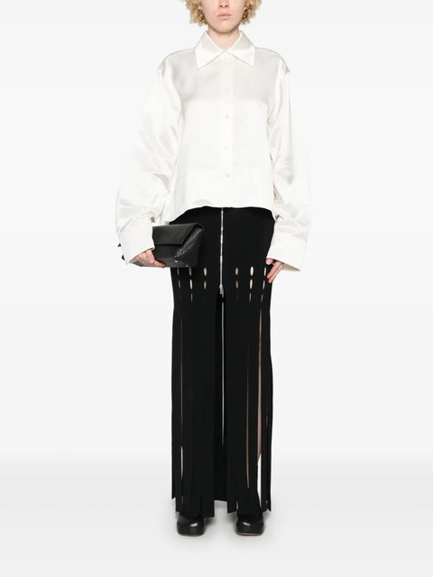 Jil Sander box-pleat shirt - White - zdjęcie produktu nr 2