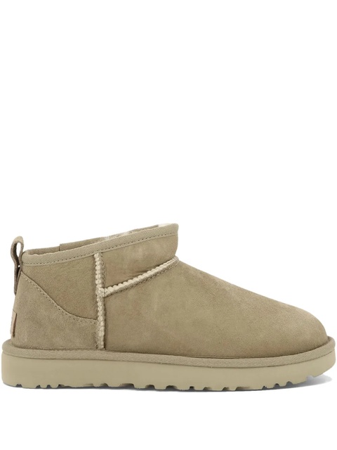 UGG Classic Ultra Mini suede boots - Neutrals - zdjęcie produktu nr 2