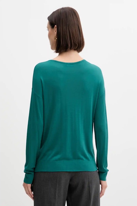 United Colors of Benetton sweter damski kolor zielony lekki 103VD10AV - zdjęcie produktu nr 2