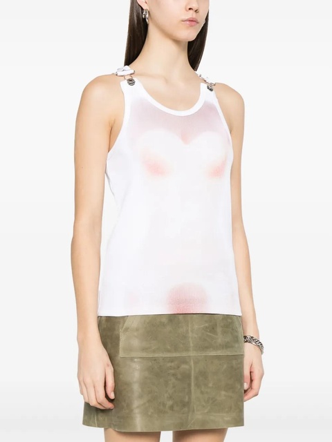 Jean Paul Gaultier Le Classique-print tank top - White - zdjęcie produktu nr 2