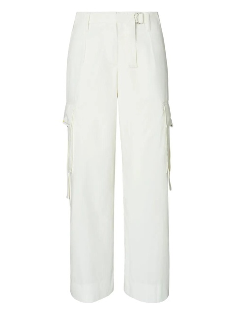 Tory Burch belted cargo pants - White - zdjęcie produktu nr 1