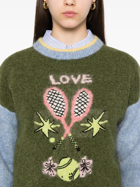 ALEMAIS Tennis sweater - Green - zdjęcie produktu nr 2