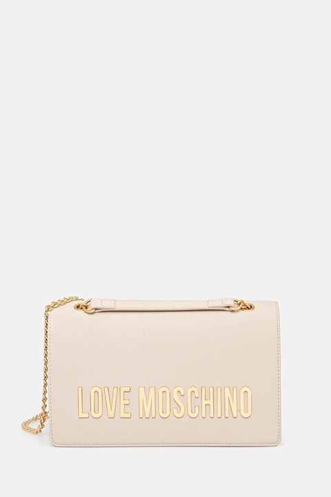 Love Moschino torebka kolor beżowy JC4192PP1NKD0110 - zdjęcie produktu nr 1