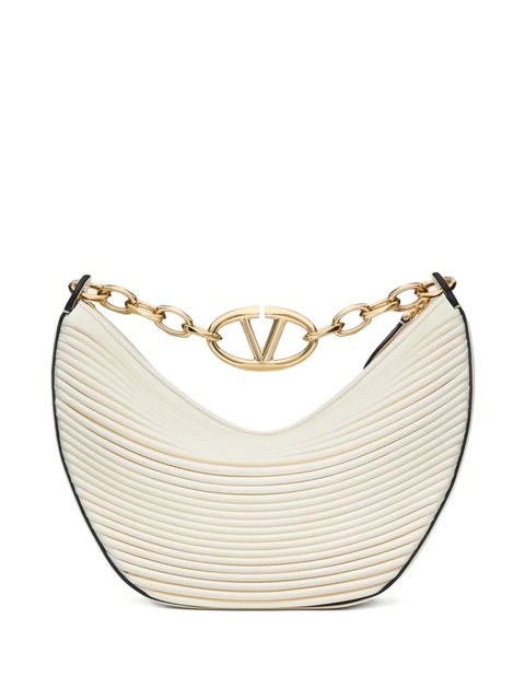 Valentino Garavani small VLogo Moon Hobo bag - White - zdjęcie produktu nr 1