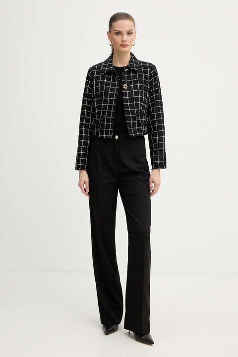 Morgan marynarka kolor czarny jednorzędowa wzorzysta VILMA - zdjęcie produktu nr 2