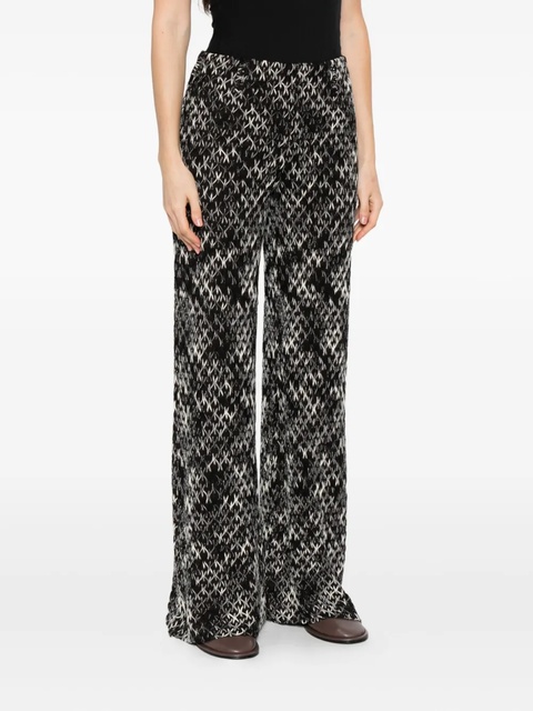 Missoni patterned-jacquard trousers - Brown - zdjęcie produktu nr 2